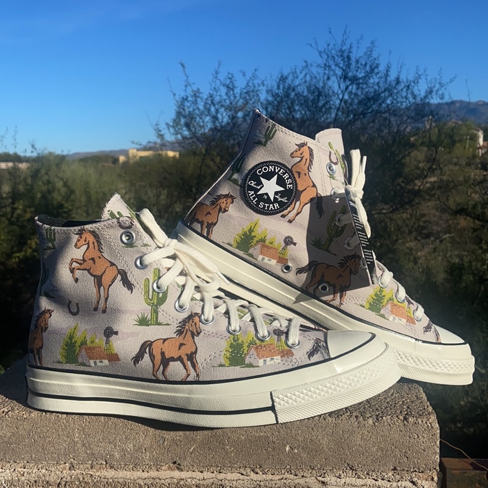 New Western Style men's Chuck 70 Hi Top Sneakers - Picture 6 of 15